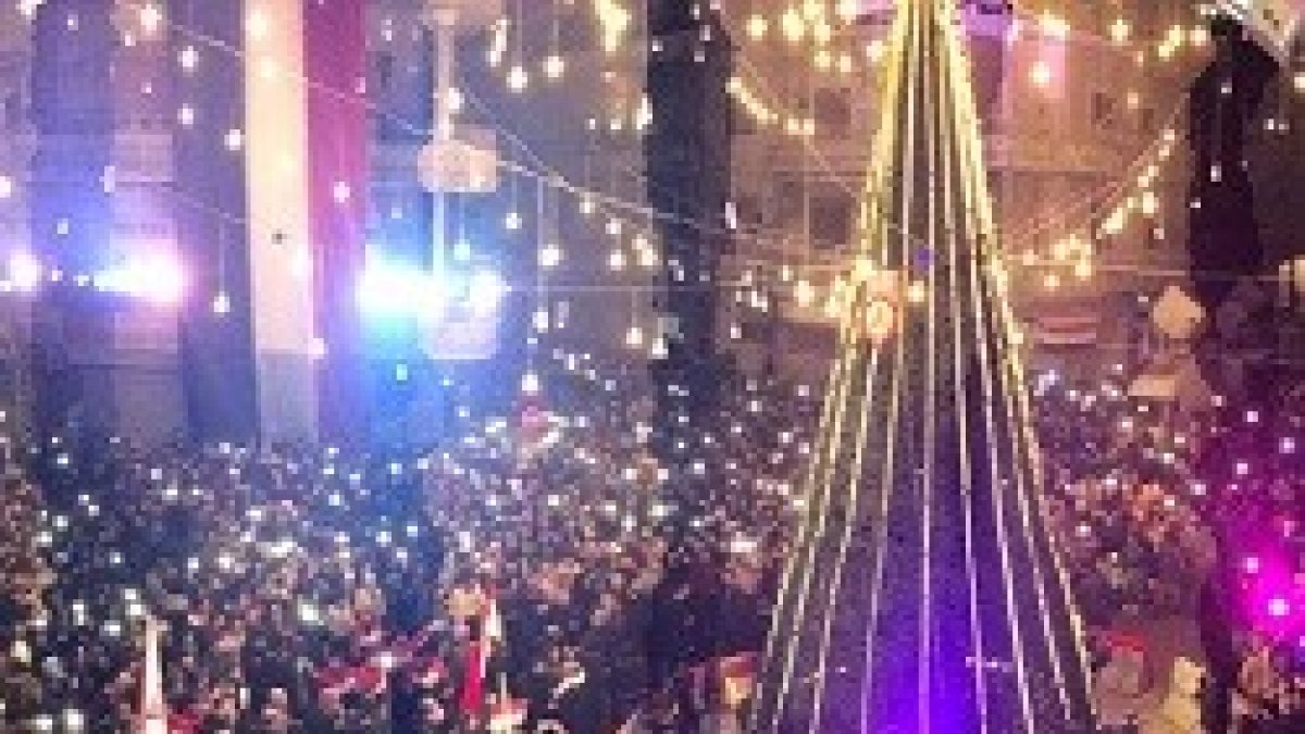 Por primera vez en cinco años los habitantes de Alepo han salido a la calle a celebrar la Navidad