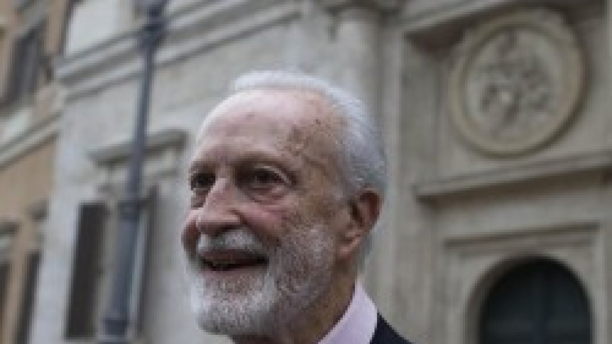 El anciano periodista Eugenio Scalfari charló con Francisco este viernes en la casa Santa Marta