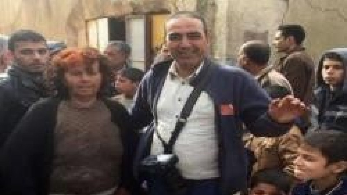 Georgette Hanna, cristiana oculta casi 3 años, cuando por fin puede salir a la calle y mostrarse sin velo