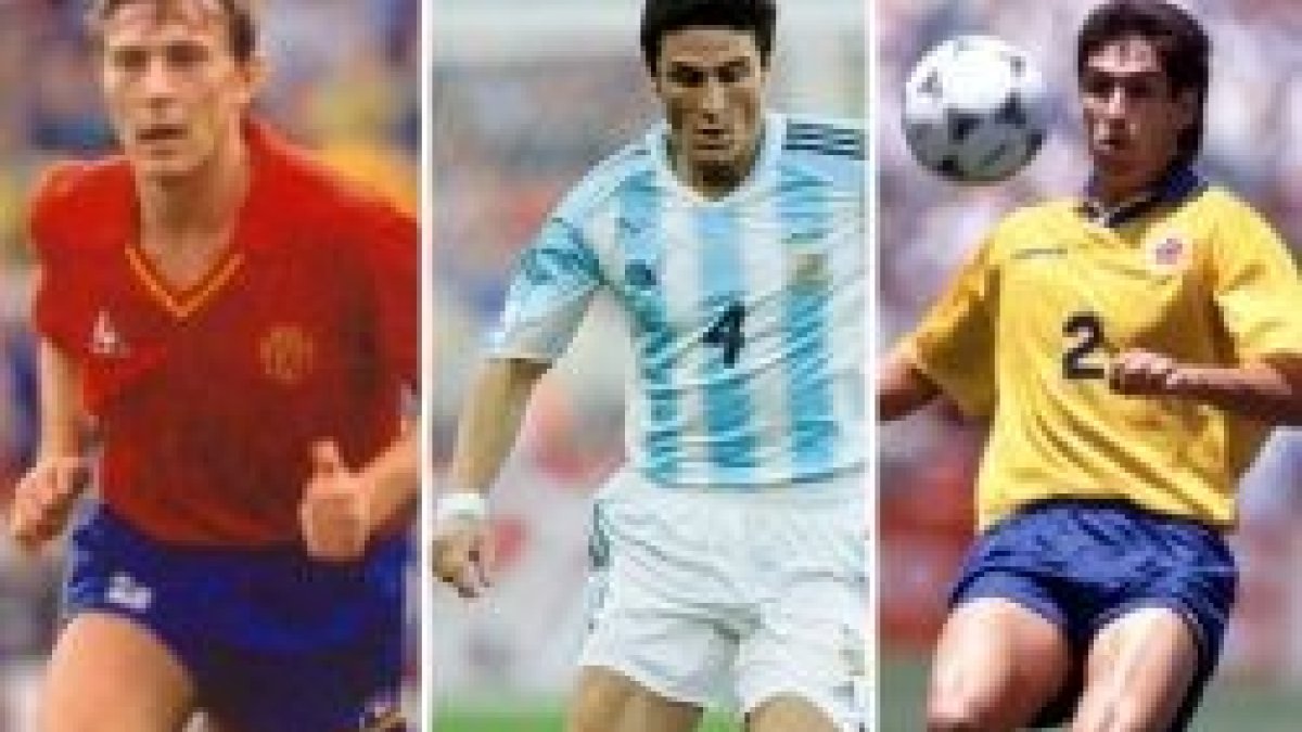El español Butragueño, el argentino Zanetti y el colombiano Escobar son tres de los protagonistas del libro