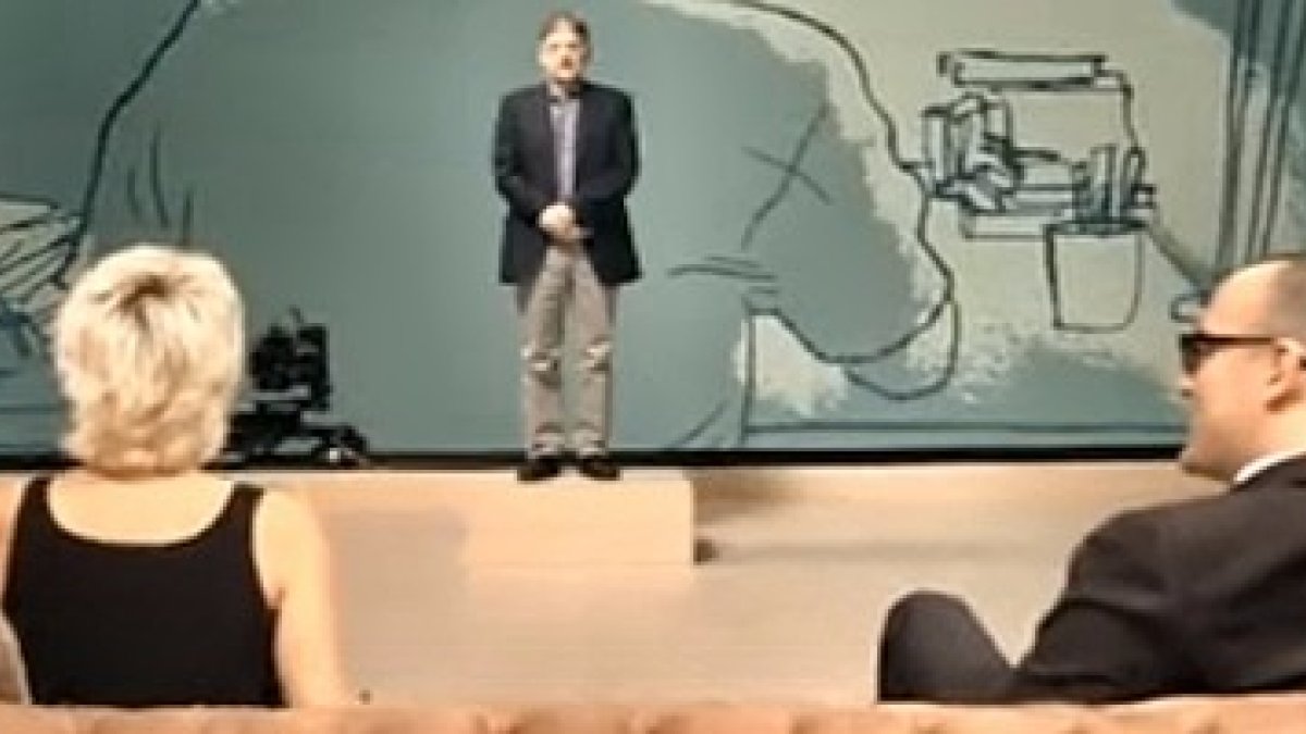 Ricardo Moreno, ante Risto Mejide y Eva Hache: toda una lección de sentido común y experiencia docente.