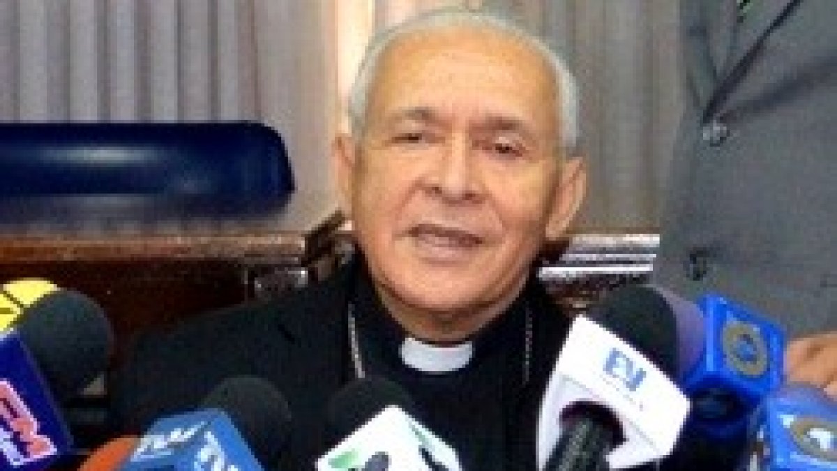 El obispo Diego Padrón habla en nombre de la Conferencia Episcopal Venezolana