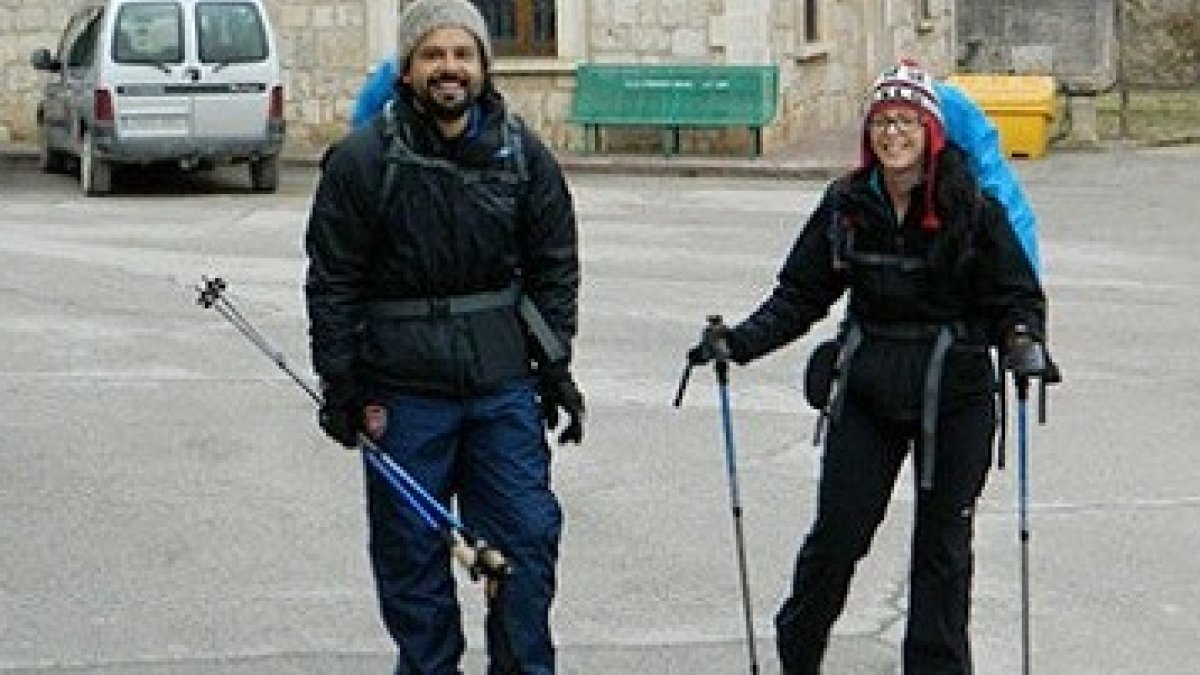 Eduardo y Merinda son unos enamorados del Camino de Santiago
