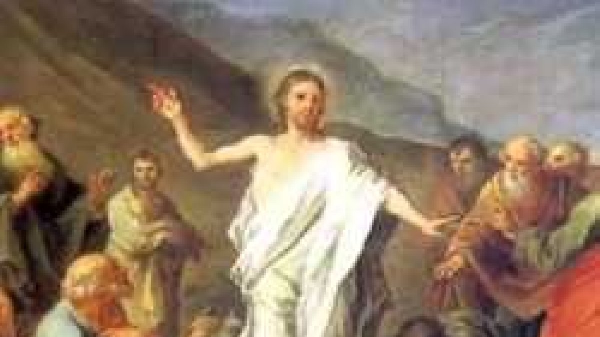 ... se apareció Jesús a los Once.