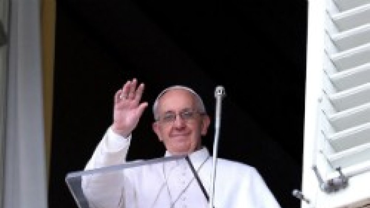 El Papa durante el Angelus