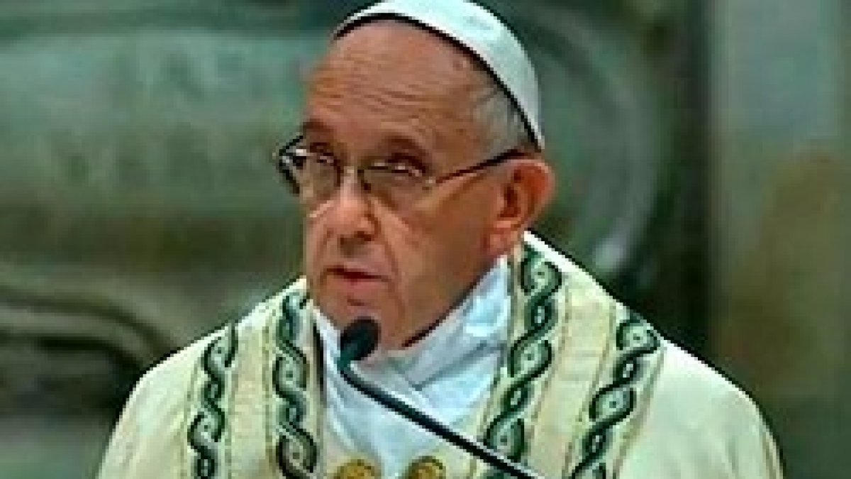 Francisco pidió a la sociedad no comportarse con los jóvenes como el posadero que negó acogida a María y José.