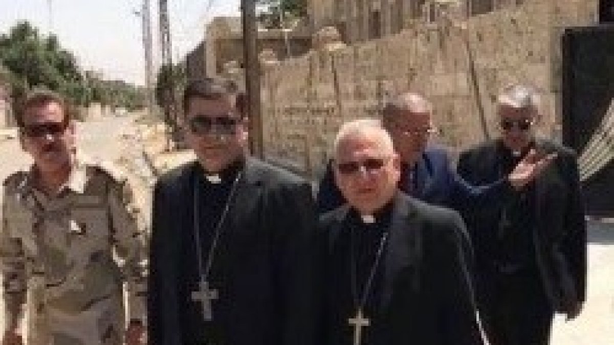 El Patriarca Sako visita la zona reconquistada de Mosul