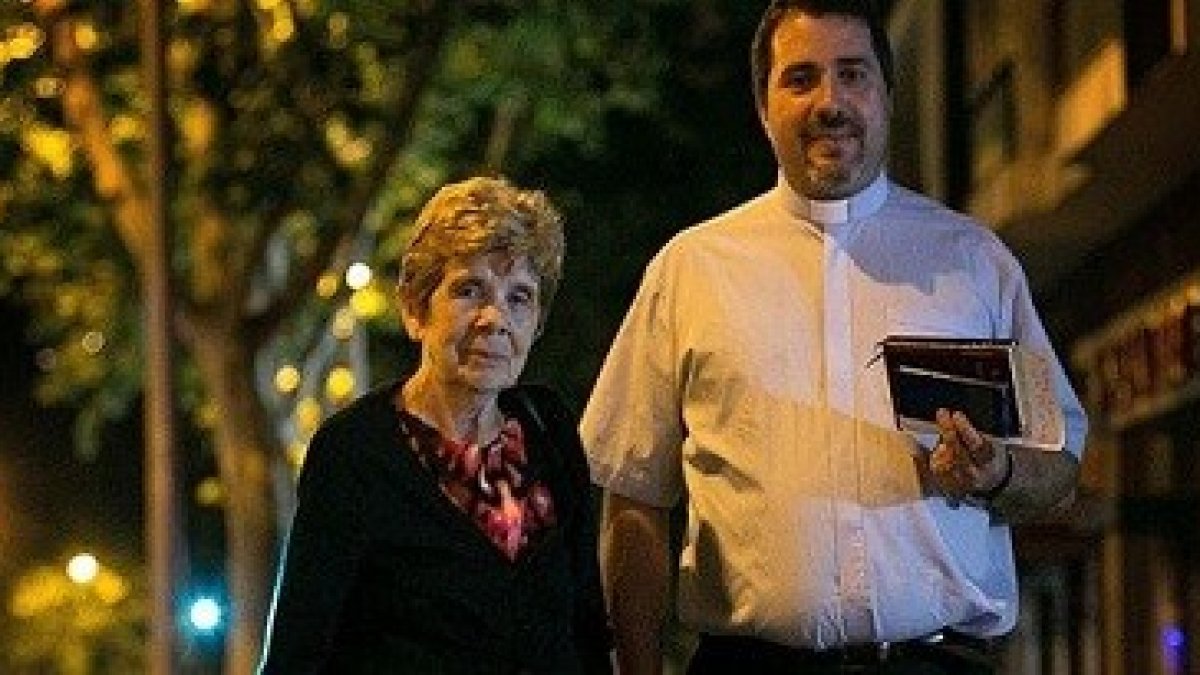 David López es uno de los sacerdotes voluntarios de este servicio de urgencia y ya ha tenido una salida