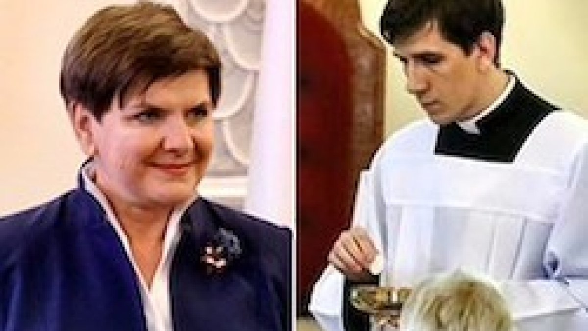Madre e hijo, Beata y Tymoteusz.