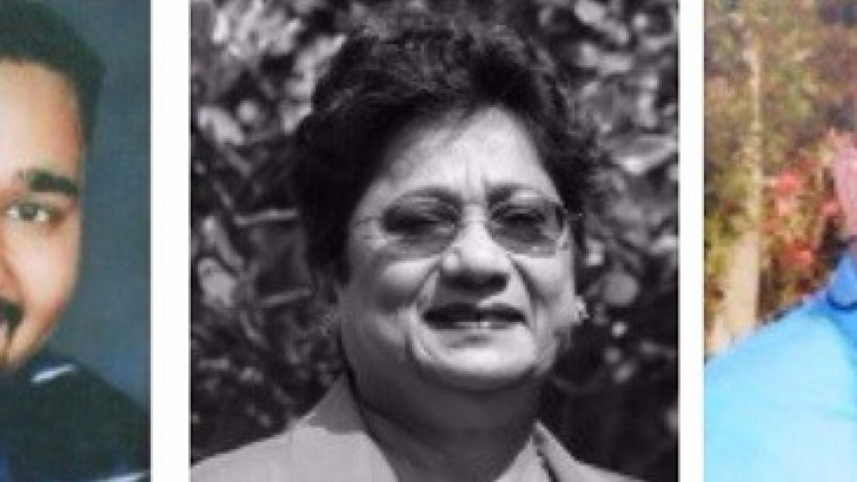 El hijo (izquierda) y el marido (derecha) de Agnes fueron asesinados brutalmente y a sangre fría