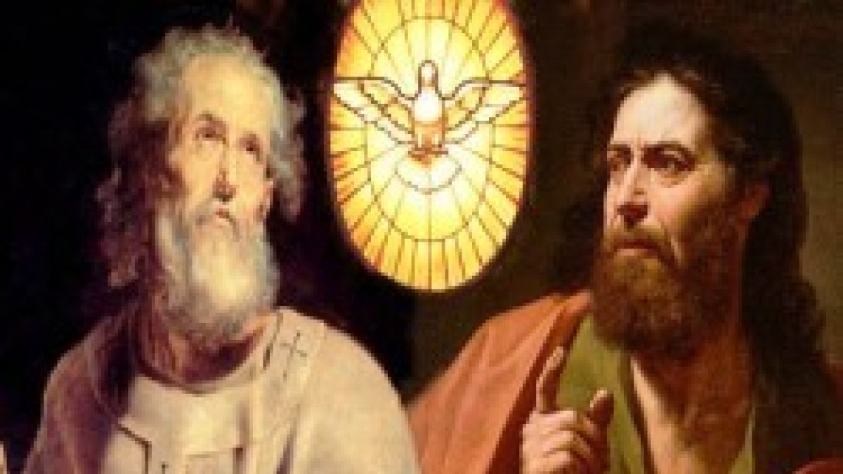 San Pedro y san Pablo, apóstoles.