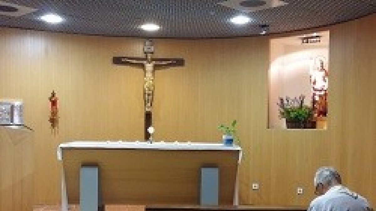 La capilla está abierta prácticamente todo el día