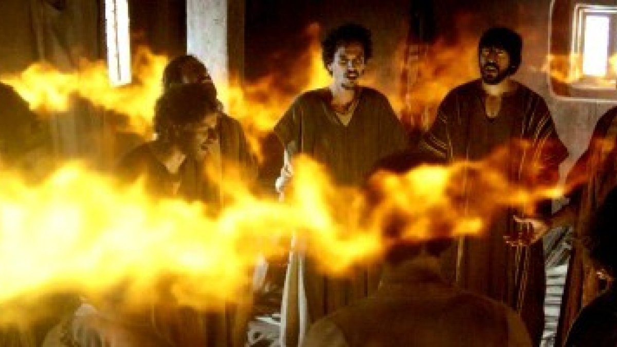 Pentecostés según la teleserie A.D. The Bible Continues, emitida en 2015 en EEUU en la NBC