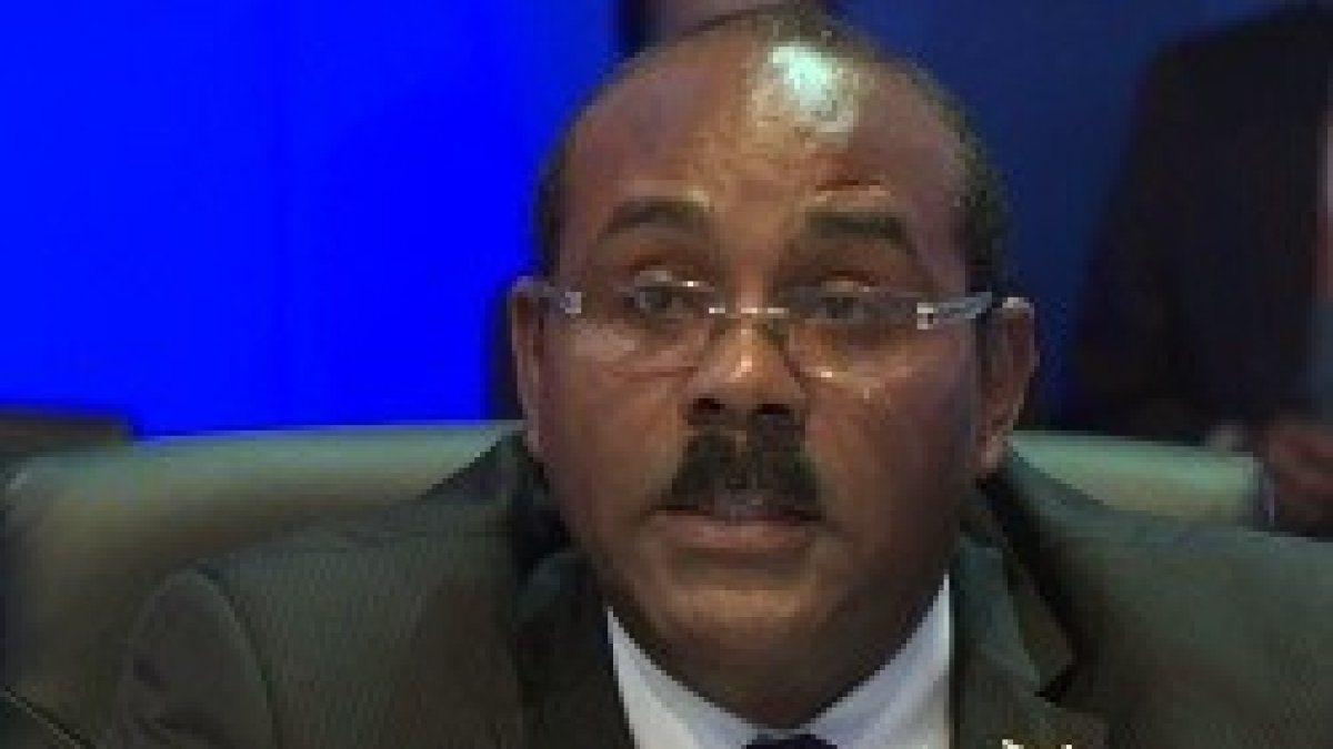 Gaston Browne, primer ministro de Antigua y Barbuda
