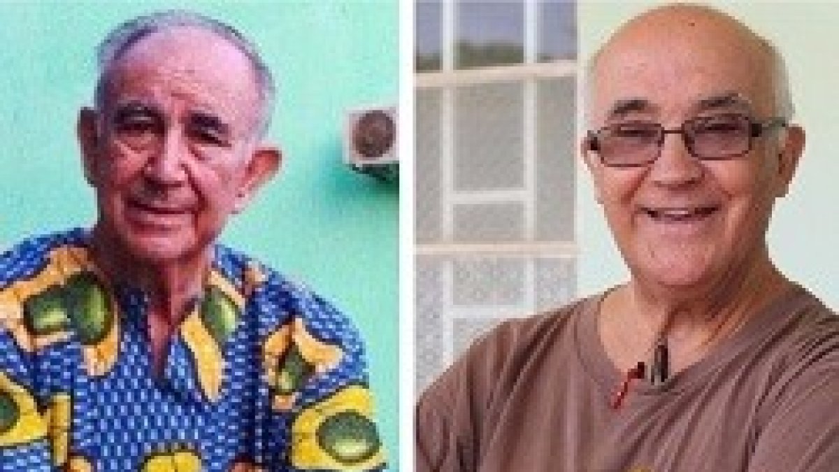 Miguel Pajares (izquierda) y García Viejo (derecha) murieron por la epidemia de ébola