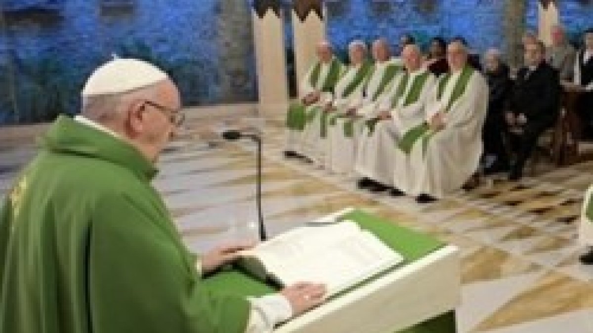 El Papa Francisco comenta la parábola del banquete en la capilla de Casa Santa Marta
