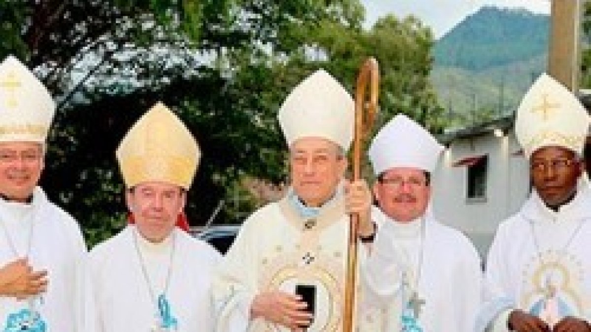 Algunos obispos de la Conferencia Episcopal de Honduras