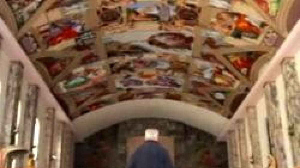 Una réplica de la Capilla Sixtina en una parroquia de barrio mexicana