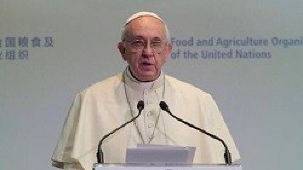 El Papa Francisco ha conmemorado la Jornada Mundial de la Alimentación en esta agencia de Naciones Unidas