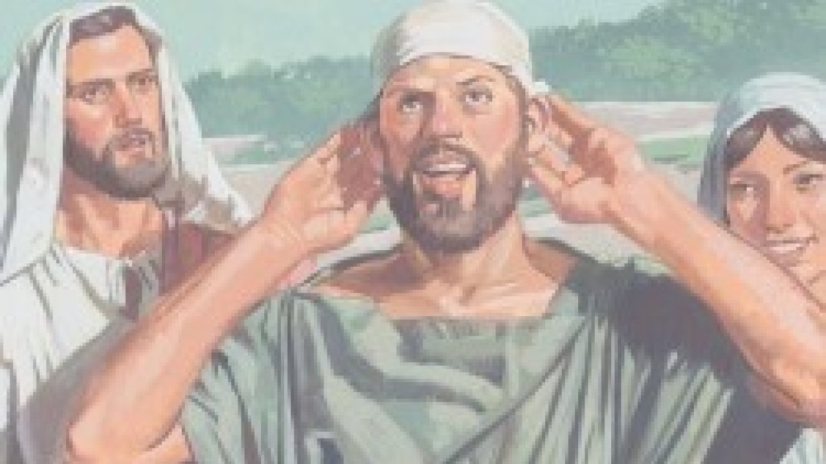 Y al momento se le abrieron los oídos.