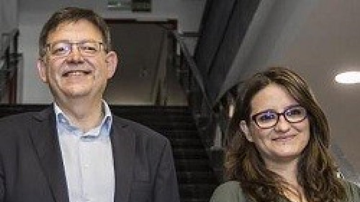 Ximo Puig (PSOE) y Mónica Oltra (Compromís), son respectivamente presidente y vicepresidenta de la Comunidad Valenciana