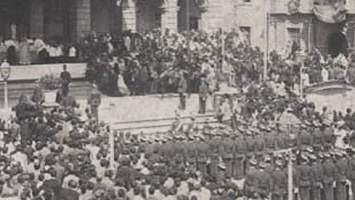 Misa de campaña durante la guerra de Cuba