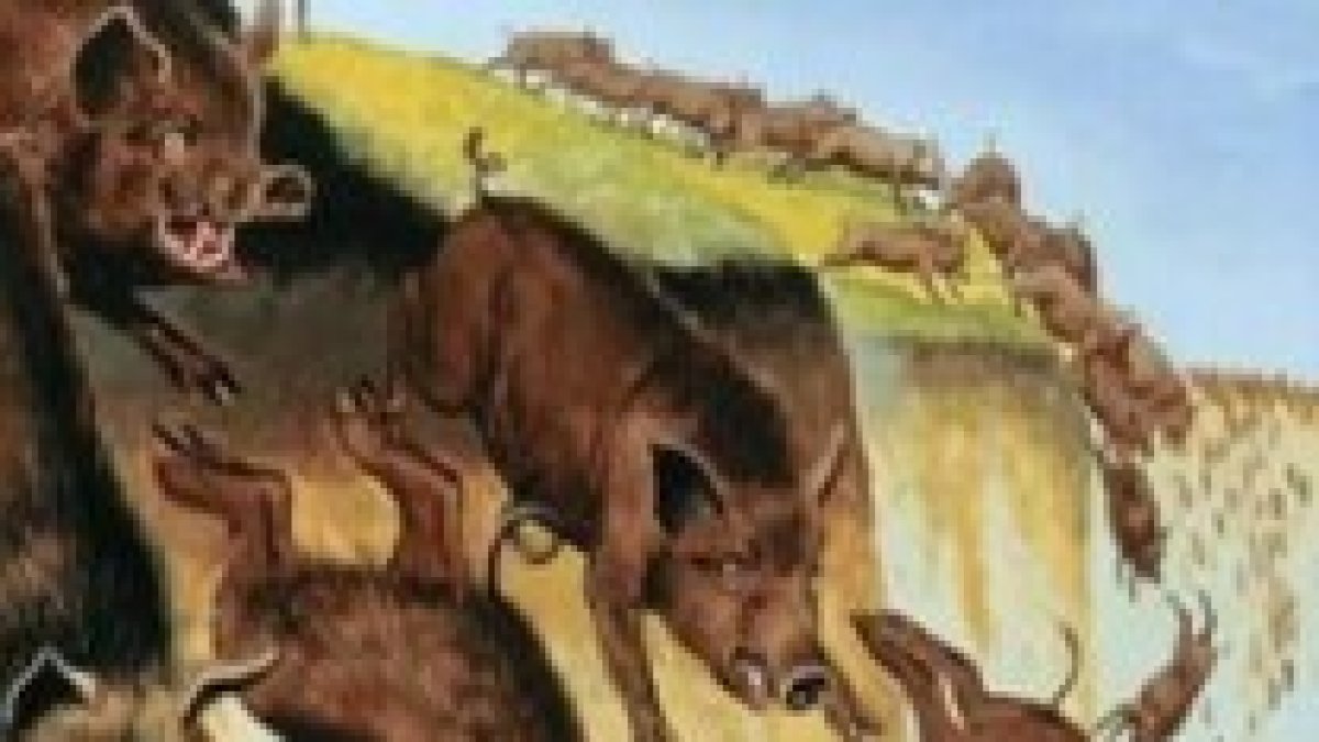 Y la piara... se ahogó en el agua.