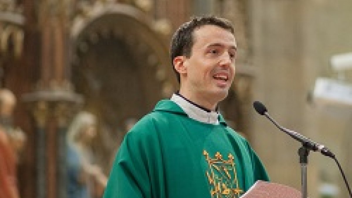 Juan Pablo Aroztegui es el sacerdote más joven de la Diócesis de San Sebastián