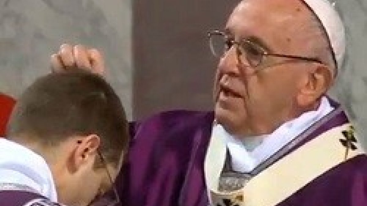 El Papa Francisco presidió la celebración en la basílica de Santa Sabina