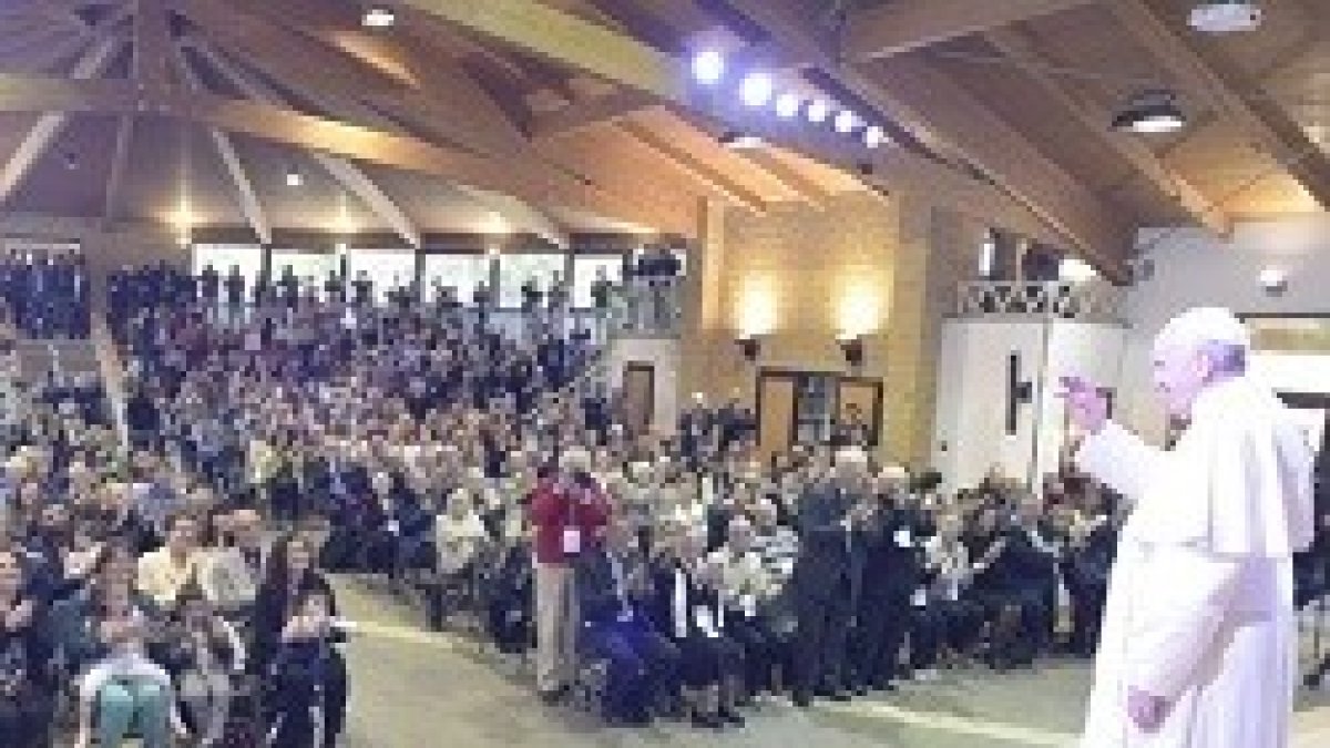 El Papa ha querido visitar este jueves la comunidad de Nomadelfia / Vatican Media