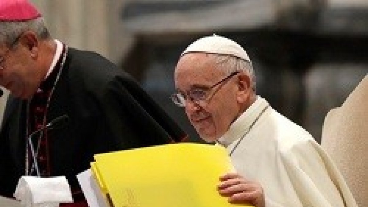 El Papa se reunió este lunes con los obispos, sacerdotes y religiosos de la Diócesis de Roma