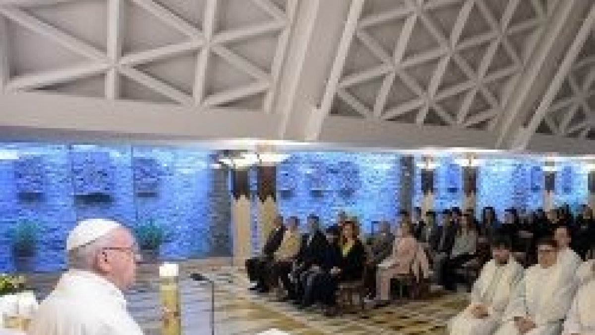 El Papa Francisco en la misa matinal de Casa Santa Marta