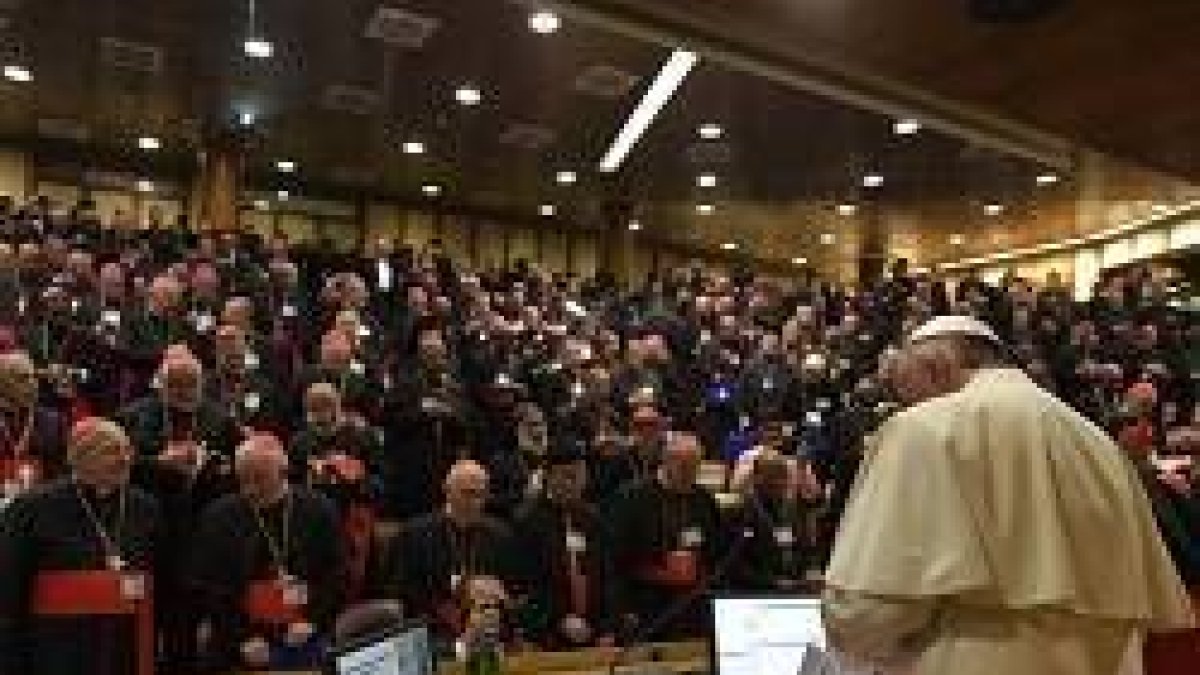 El Papa hizo un discurso inaugural en el Aula del Sínodo / Vatican News