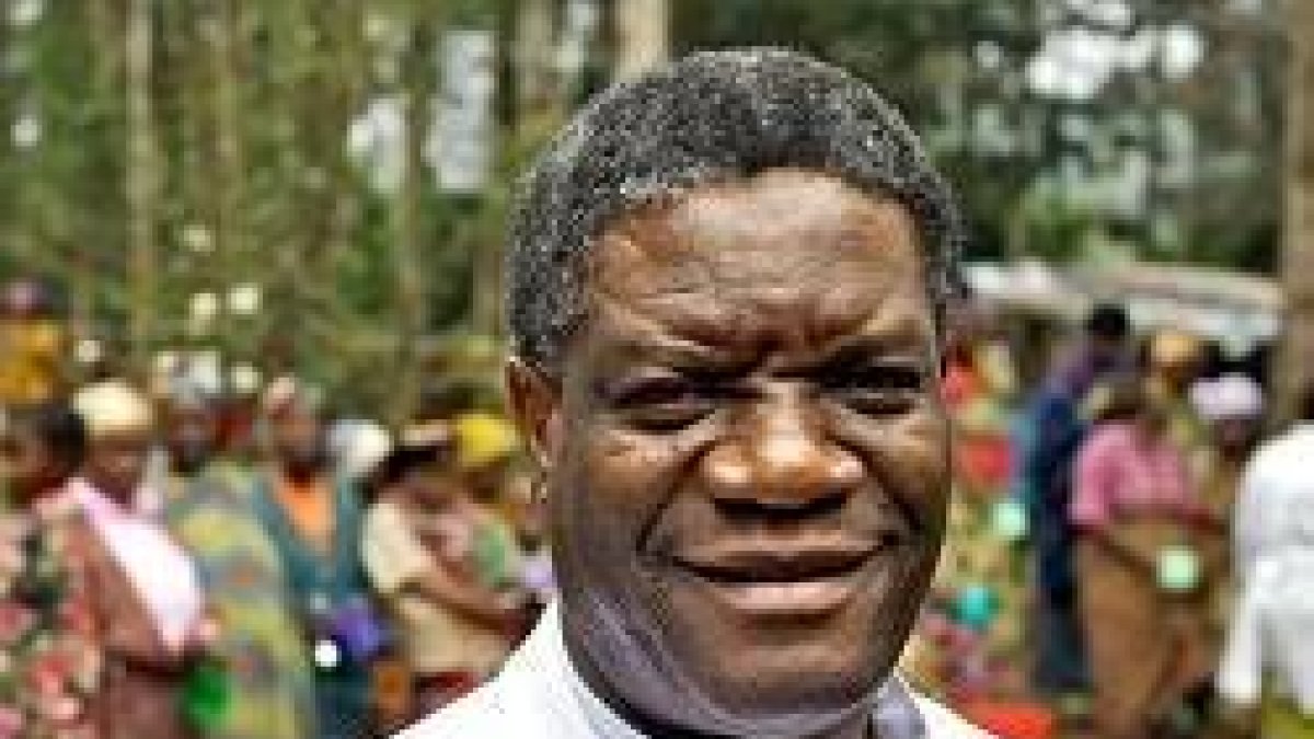 El doctor Denis Mukwege ha sido elegido junto a la yazidí Nadia Murad, premio Nobel de la Paz