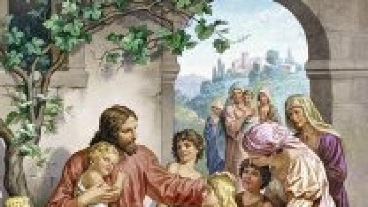 Y abrazando a un niño, les dijo...