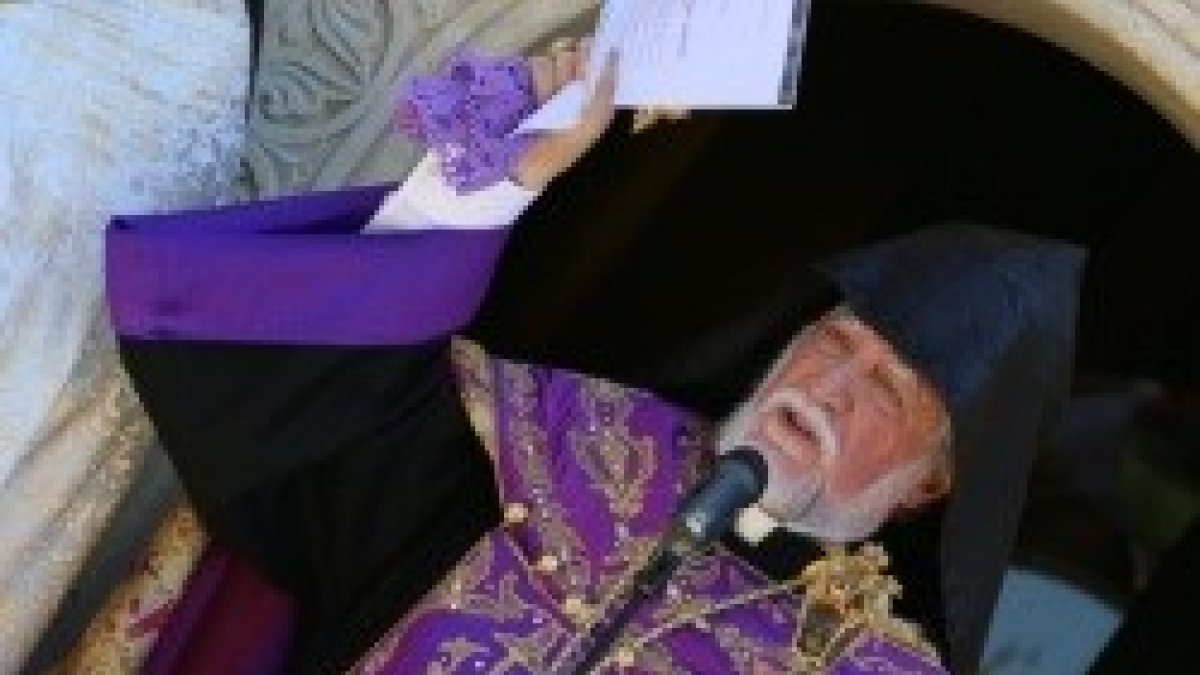 Aram I es el pastor de los armenios ortodoxos de la Santa Sede de Cilicia, en Oriente y Norteamérica