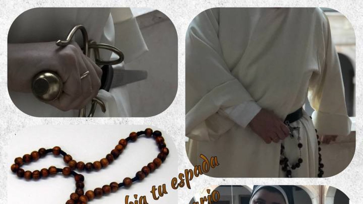 Hoy el reto del amor es cambiar tu espada por el rosario