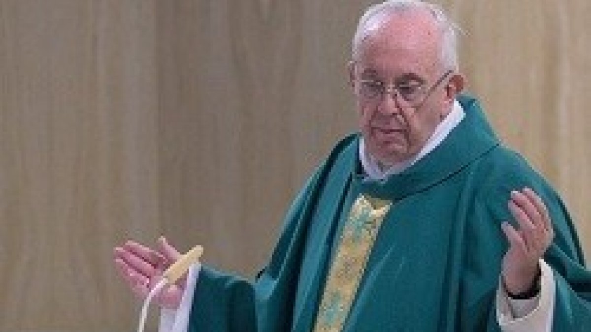 El Papa habló de la idolatría al dinero durante su homilía