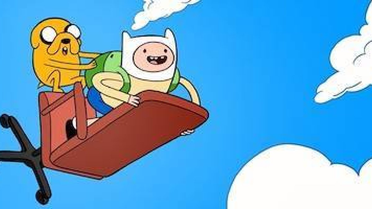 El niño Finn y el perro Jake son los protagonistas de «Hora de aventuras».