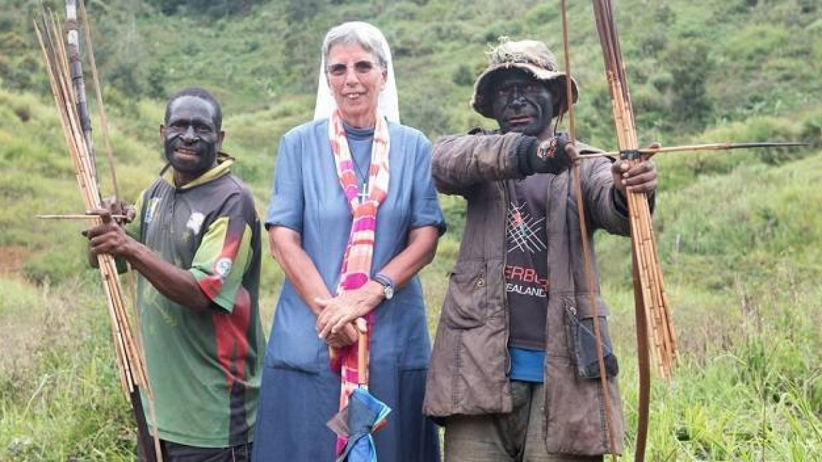 La religiosa Lorena Jenal lleva casi 40 años en Papúa Nueva Guinea donde lucha contra la