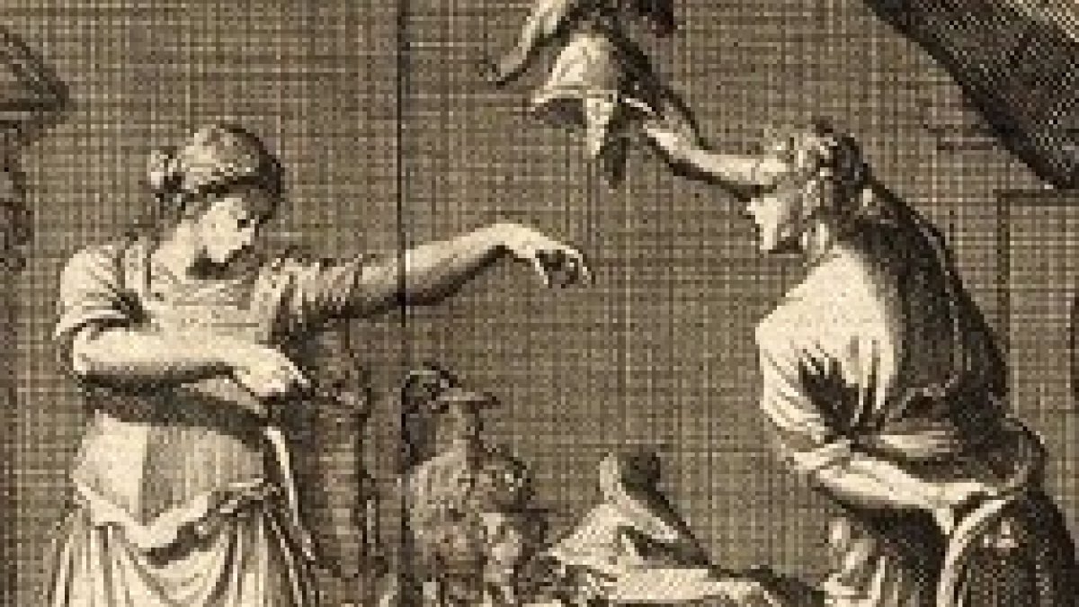 Teodora y Dídimo intercambian ropas.