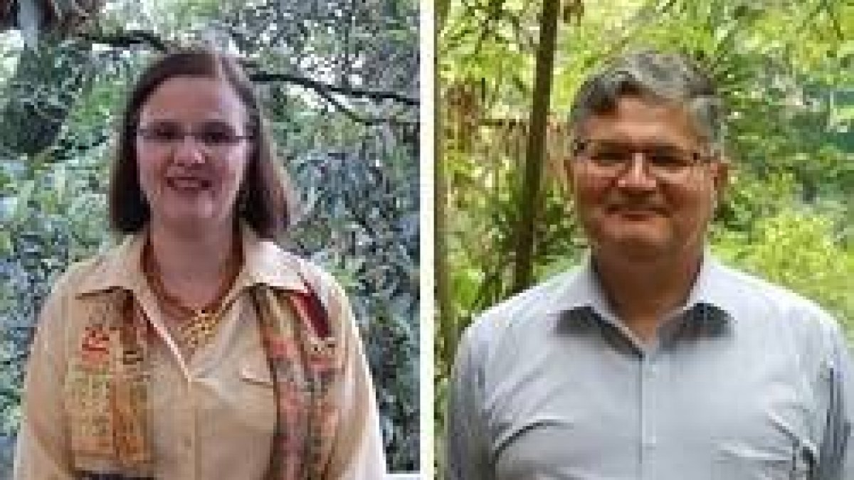 Carroll Rios de Rodríguezy Moris Polanco, del Instituto Fe y Libertad