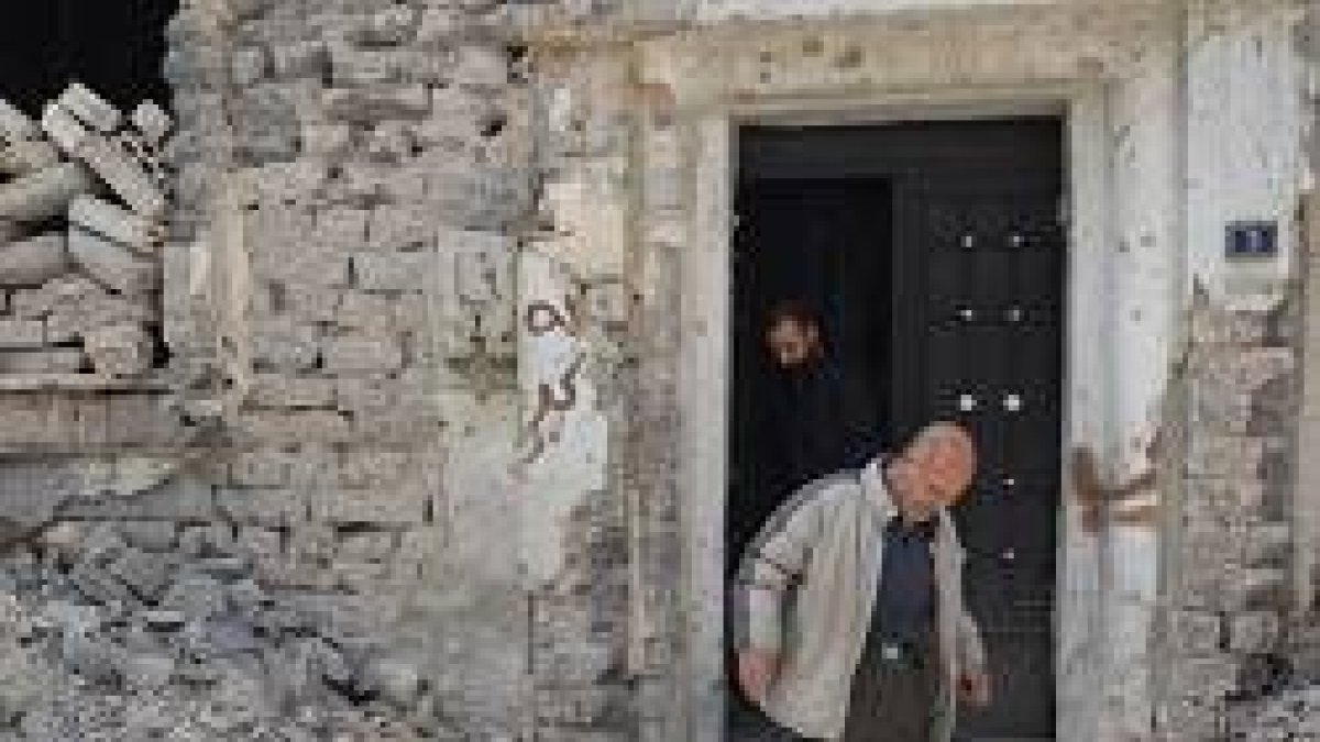 Así quedó la casa de esta familia cristiana siria. Ahora podrá ser reconstruida gracias a la ayuda de ACN