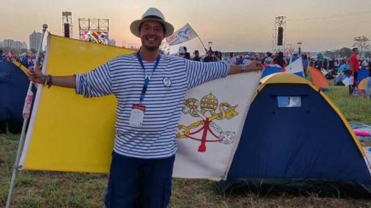 Naoki, durante la Jornada Mundial de la Juventud de Panamá