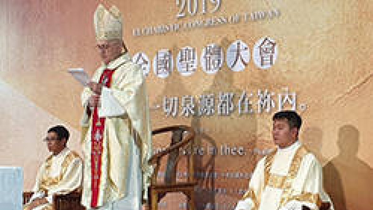 El Cardenal Filoni, durante su homilía en la clausura del Congreso Eucarístico de Taiwán