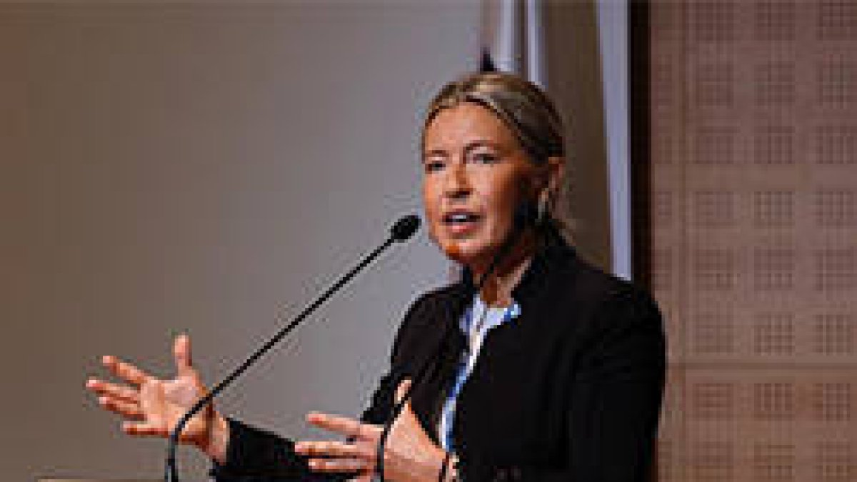 La profesora María Calvo