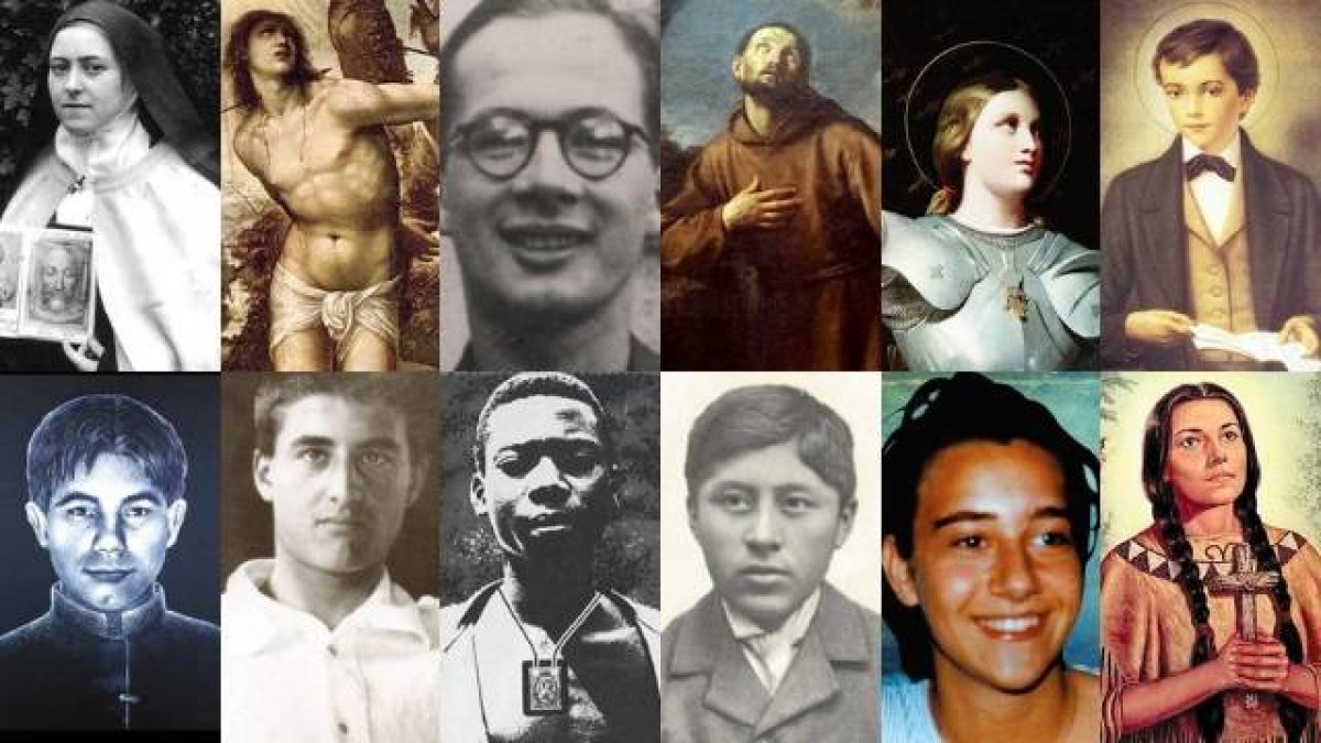 El Papa ha propuesto estos 12 santos y beatos jóvenes como ejemplos para la juventud actual