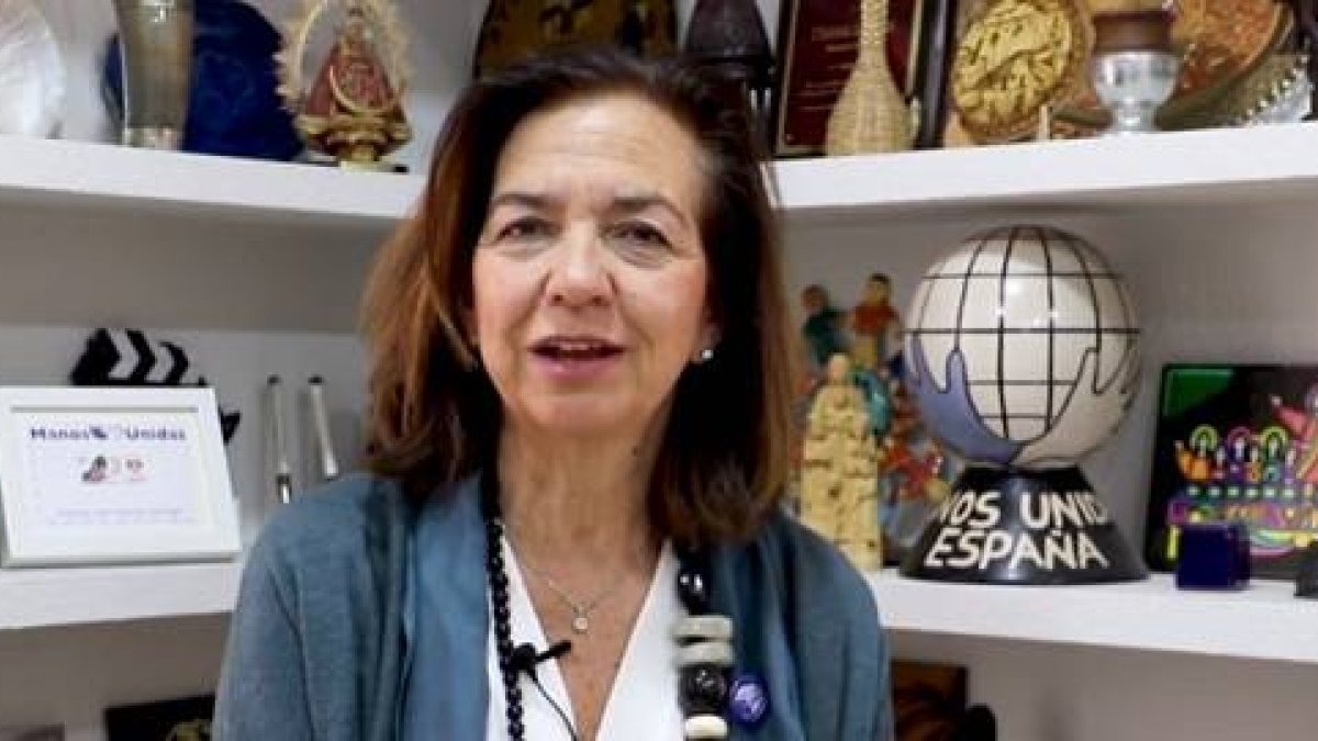 Clara Pardo acaba de ser reelegida presidenta de Manos Unidas, la ONG para el desarrollo de la Iglesia Católica en España