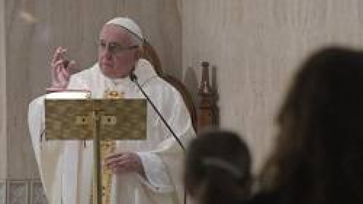 El Papa dejó claro que si uno no ama a su hermano no puede amar a Dios