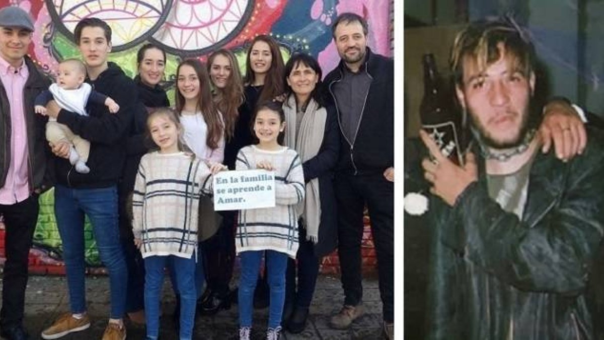 Ricardo pasó de punk a formar una familia numerosa con 9 hijos tras su conversión